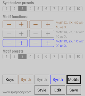 spinphony motifs